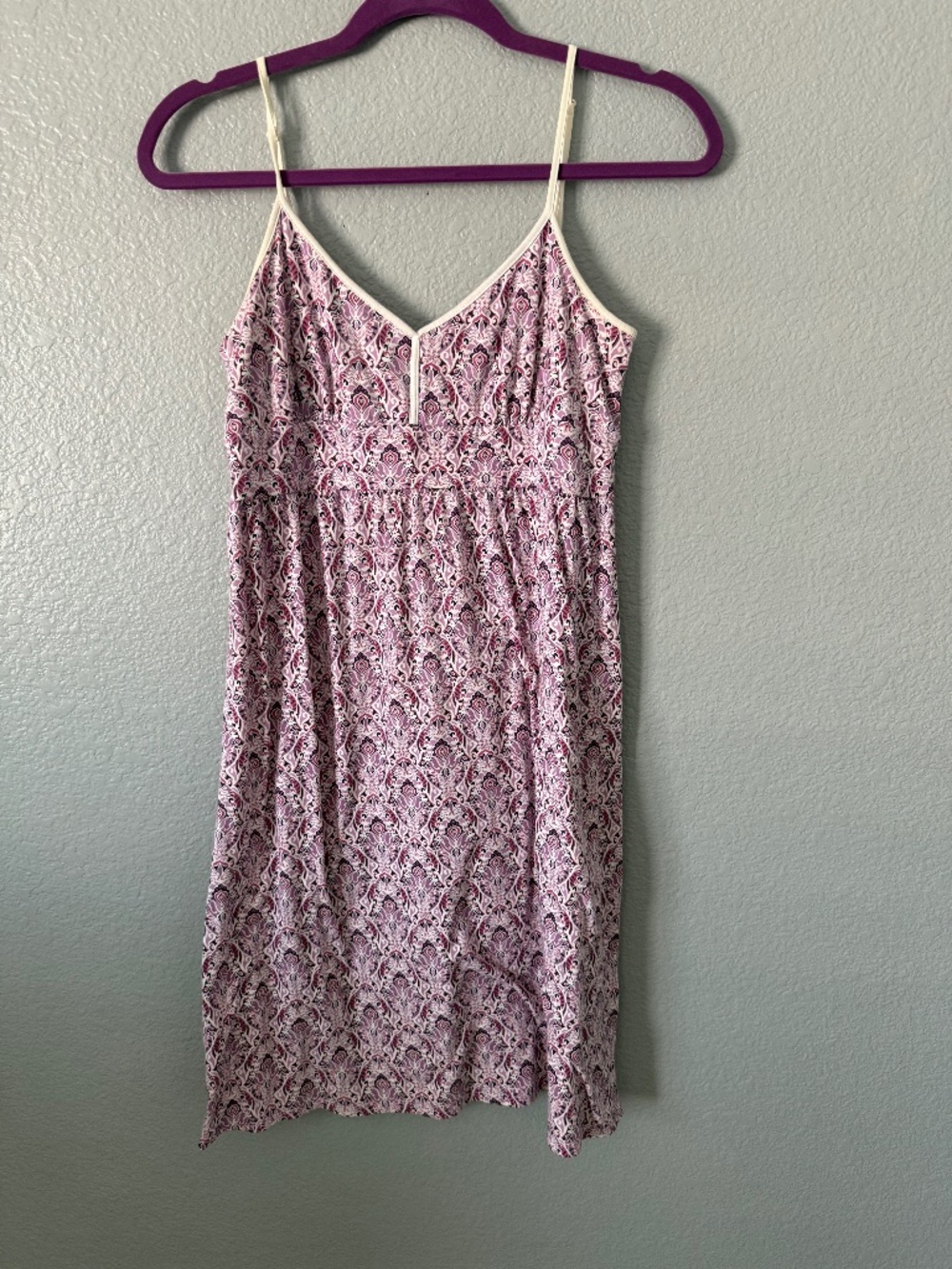 Ann Taylor LOFT Vintage Adjustable Spaghetti Strap Mini Dress Size M